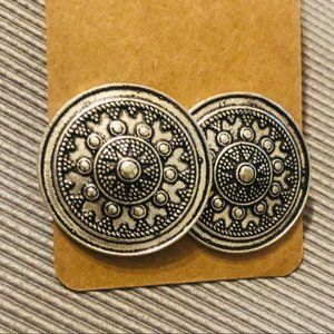 Gorgeous German silver Ethnic Boho Earrings